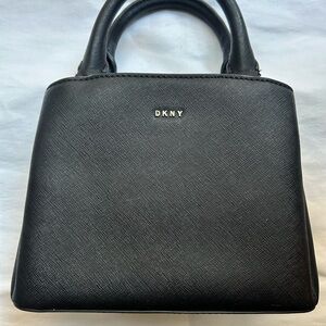 DKNY Black Mini Purse w/opt long strap